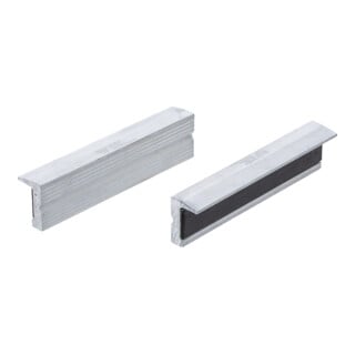 BGS Mors de protection pour étau aluminium largeur 125 mm 2 pièces, 9282