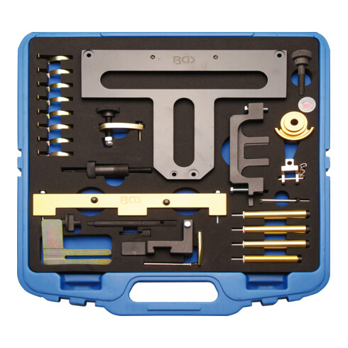 BGS motor afstelgereedschap set voor BMW benzinemotor 26 delig