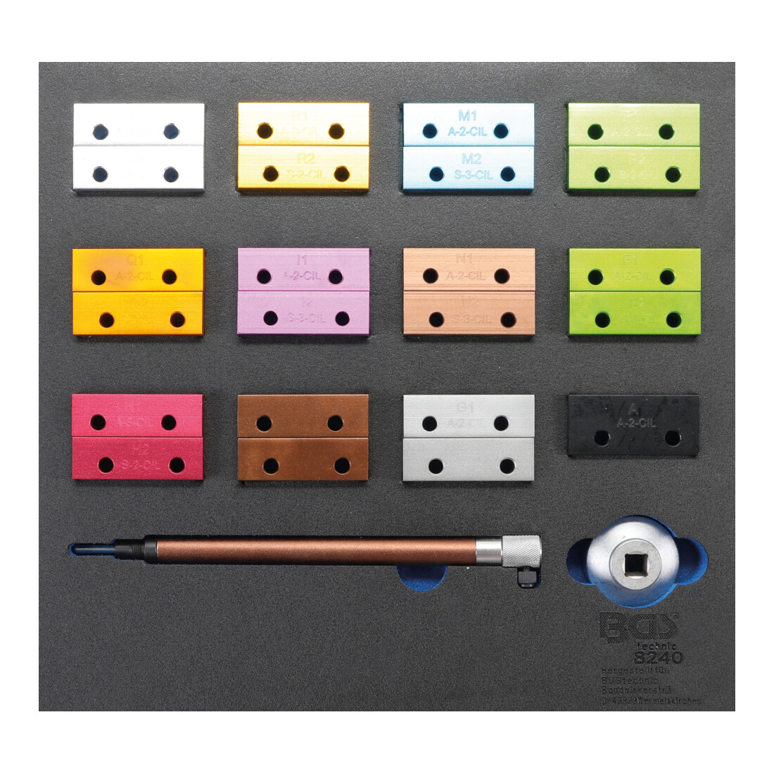 BGS motor afstelgereedschap set voor Fiat, Lancia, Alfa Romeo