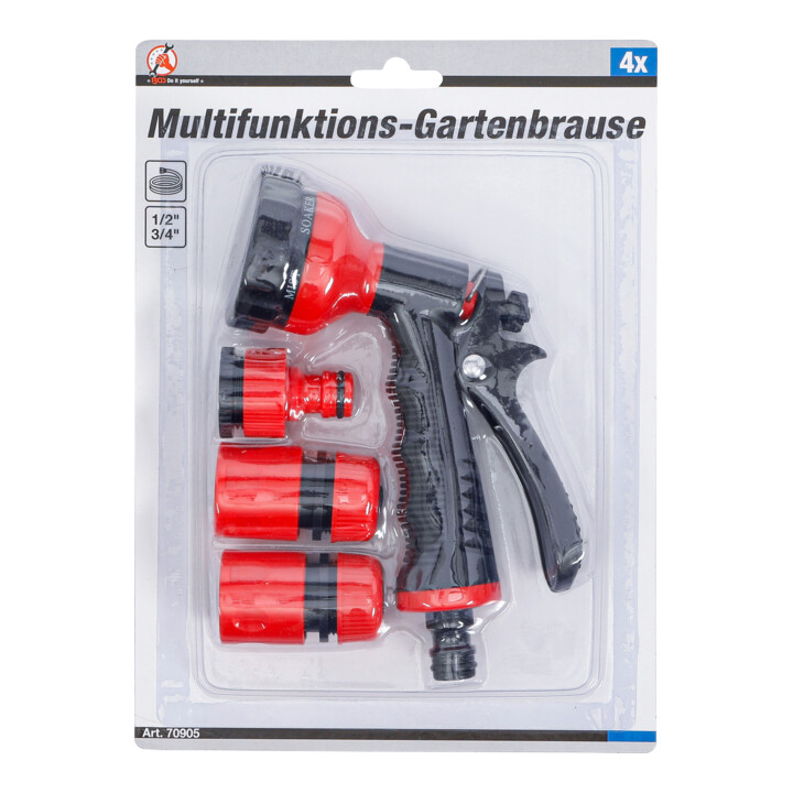 BGS Multifunctioneel tuinslangpistool | met accessoires | 4-dlg.