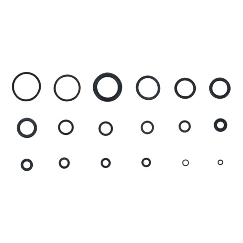 BGS O-Ring-Sortiment Ø 3 - 22 mm 225-tlg.
