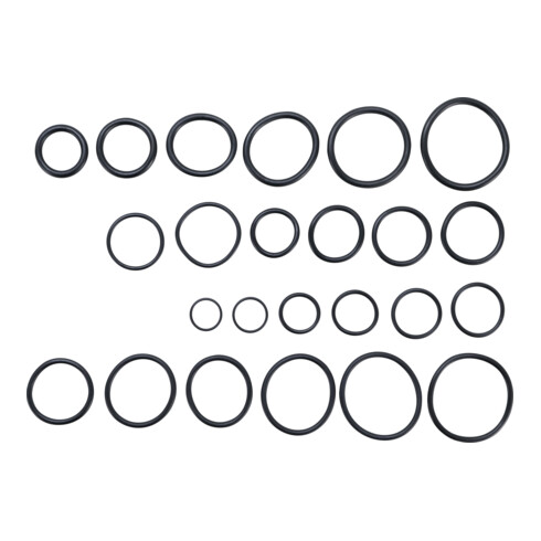 BGS O-Ring-Sortiment 8105, XXL, Ø 18 - 50 mm, 285-tlg.