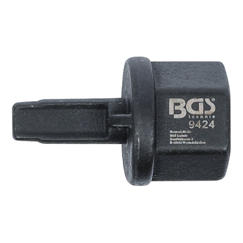 BGS Ölablassschrauben-Spezialprofil-Bit-Einsatz 9424, Antrieb Innenvierkant 10 mm (3/8"), für VAG