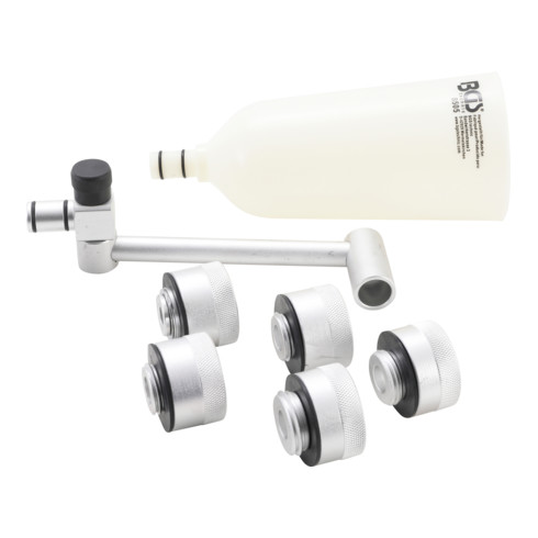 BGS olievuldop adapter set aluminium uitvoering