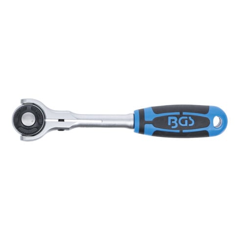 BGS Omkeerbare ratel met kogelkopaandrijving buitenvierkant 6,3 mm (1/4")