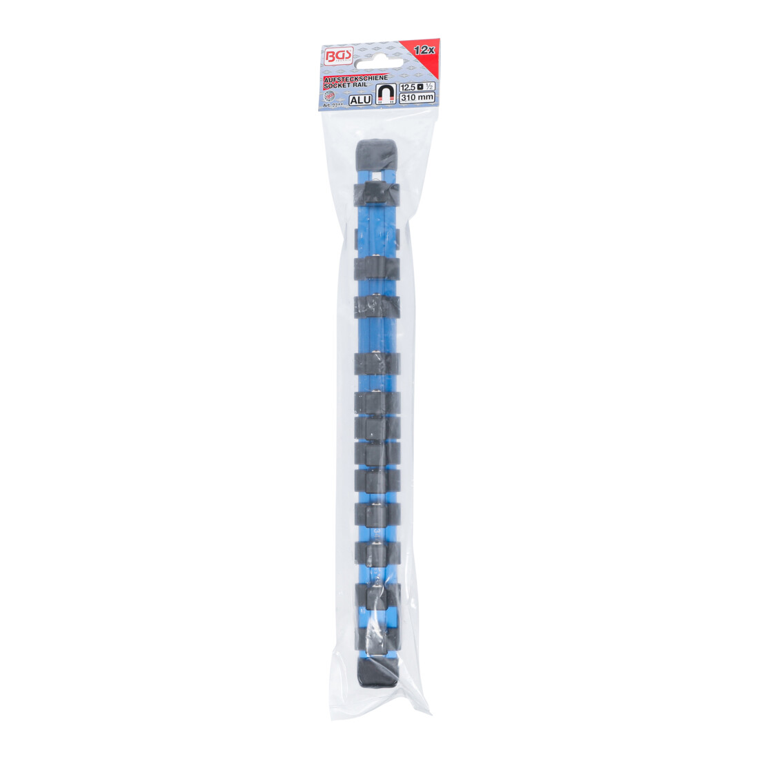 BGS Opsteekrail voor 12 dopsleutels | magnetisch | voor 12,5 mm (1/2")