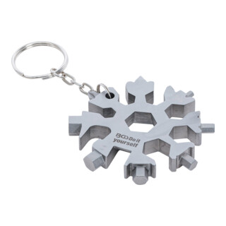 BGS Outil multifonctions flocon de neige 18-en-1 acier inoxydable