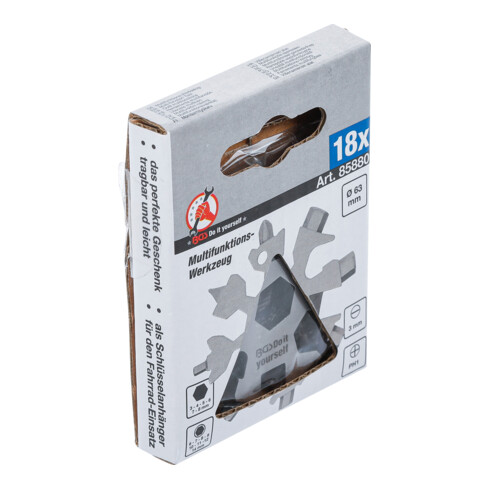 BGS Outil multifonctions flocon de neige 18-en-1 acier inoxydable