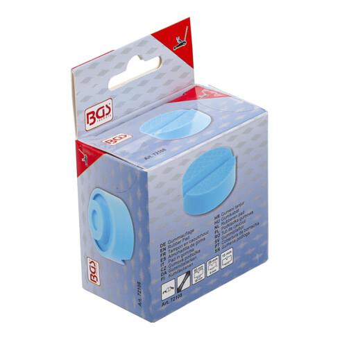 BGS Pad in gomma, per martinetto per auto, 65 x 38mm