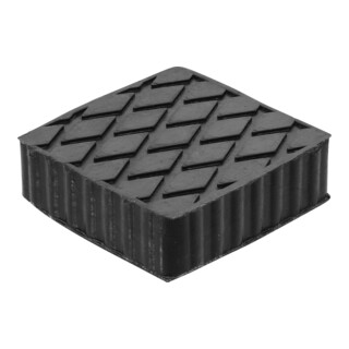 BGS Pad in gomma, per ponti sollevatori, 116,5 x 116,5 x 36,5 mm