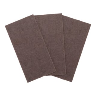 BGS Patin en feutre plaques brun 100 x 200 mm 3 pièces