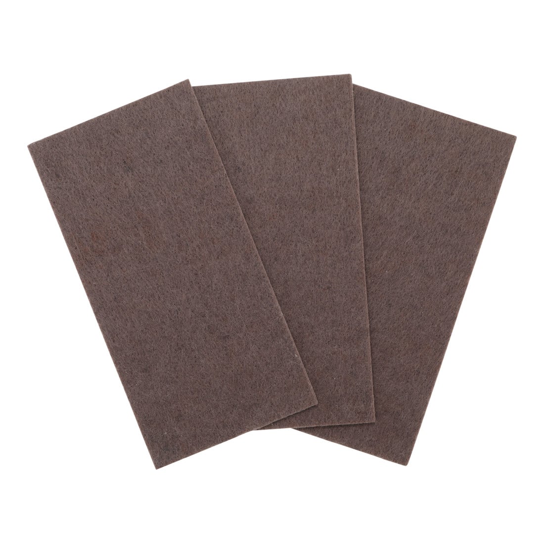 BGS Patin en feutre plaques brun 100 x 200 mm 3 pièces