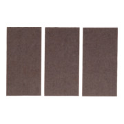 BGS Patin en feutre plaques brun 100 x 200 mm 3 pièces-4