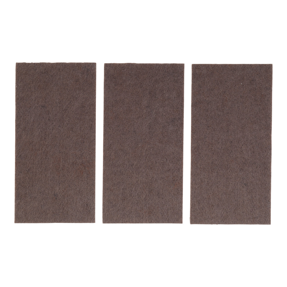 BGS Patin en feutre plaques brun 100 x 200 mm 3 pièces