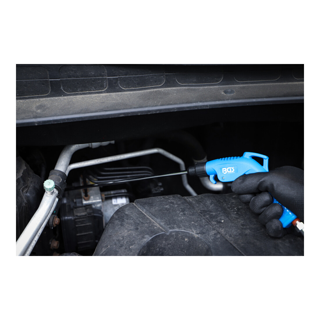 BGS Perslucht afblaaspistoolset met 5 hulpstukken