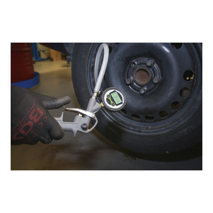 BGS perslucht bandenvulpistool digitaal 0 - 8 bar 6794