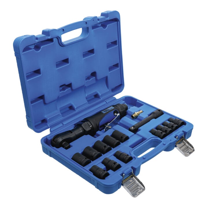 BGS Perslucht ratelschroevendraaierset 12,5 mm (1/2") 102 Nm 14 dlg.