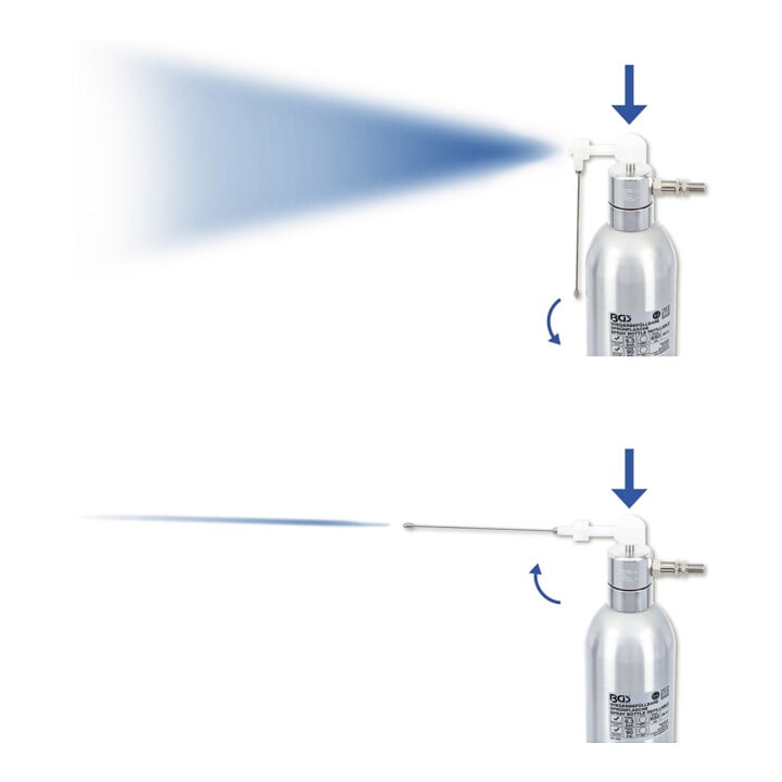 BGS Persluchtspuitfles aluminium uitvoering 650 ml