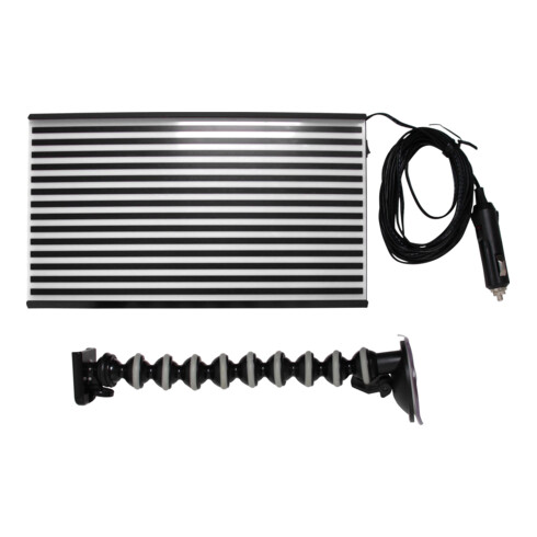 BGS Piastra di fissaggio per Smart Repair / Speccio per ammaccature bianco con illuminazione