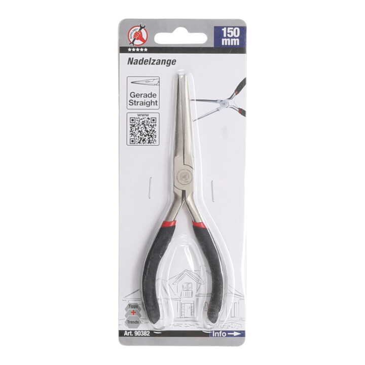 BGS Pince à becs longs avec ressort 150 mm