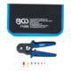 BGS Pince à sertir pour cosses de conducteurs de 0,25 à 10 mm² avec assortiment de cosses de conducteurs de 0,5 - 10 mm²-2