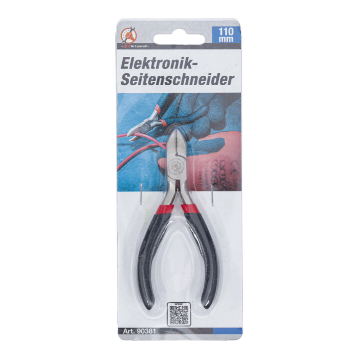 BGS Pince coupante diagonale pour électronique avec ressort 110 mm