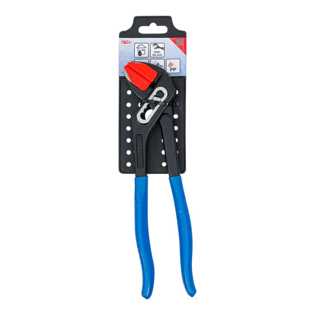 BGS Pince multiprise avec mâchoires de protection adaptables 240 mm