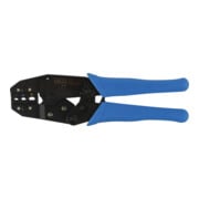 BGS Pinza a crimpare per capicorda con funzione di cricchetto per connettori per cavi isolati da 0,5 - 6mm²