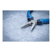 BGS Pinza a punta per elettronica, diritta, con molla, 130mm-3