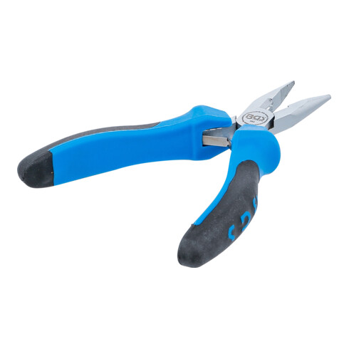 BGS Pinza a punta per elettronica, diritta, con molla, 130mm