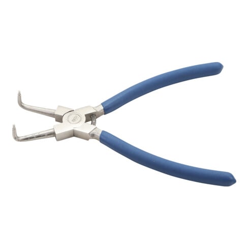 BGS Pinza per anelli elastici, piegata, per anelli elastici interni