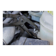 BGS Pinza per fascette stringitubo con doppio snodo, piegata, 0 - 50 mm, 430 mm-5