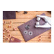 BGS Pinza per occhielli con 100 occhielli rotondi, 5,0 mm-2