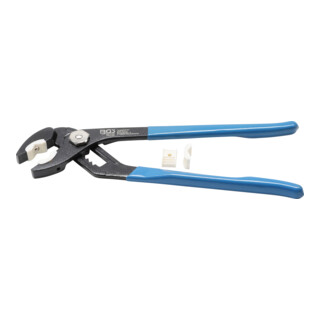 BGS Pinza regolabile / Pinza per connettori, con denti ricoperti in plastica, 250 mm