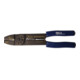 BGS Pinze a crimpare 0,75-6mm2, per connettori isolati e non isolati, impugnatura morbida blu-1