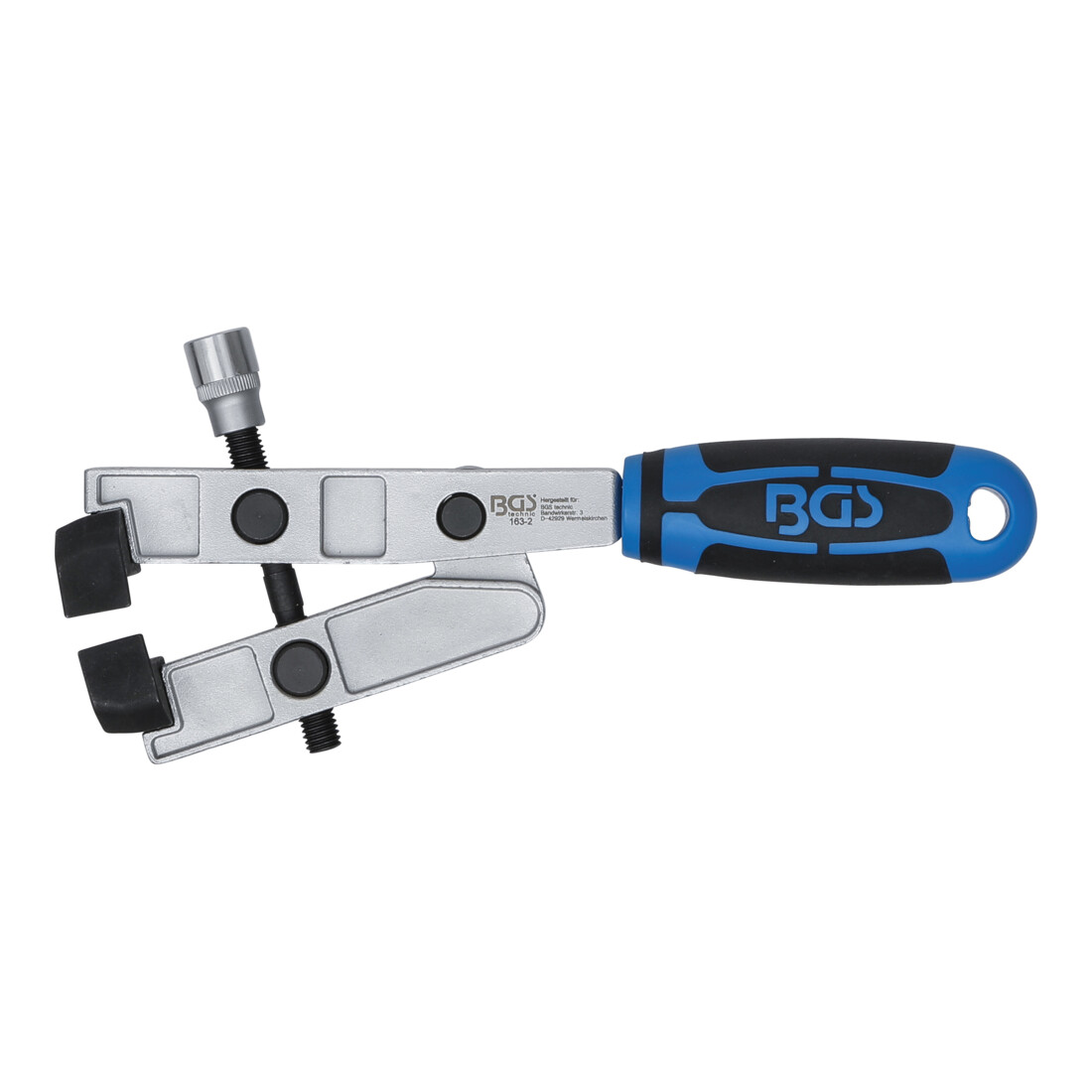 BGS Pinze di serraggio per manicotti assiali funzionamento con coppia, piegate a 90°