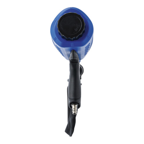 BGS Pistola di sabbiatura ad aria compressa, con accessori, 3pz. con contenitore per sabbia da sabbiatura in plastica (ABS), capacità 900ml.