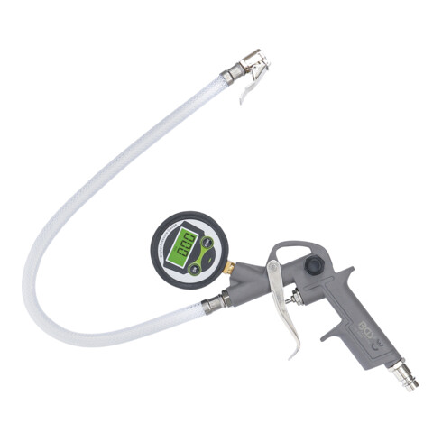 BGS Pistola per gonfiaggio pneumatici ad aria compressa digitale 0 - 8 bar 6794