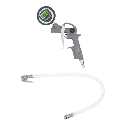 BGS Pistola per gonfiaggio pneumatici ad aria compressa digitale 0 - 8 bar 6794