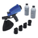 BGS Pistola di sabbiatura ad aria compressa, con accessori, 3pz. con contenitore per sabbia da sabbiatura in plastica (ABS), capacità 900ml.-1