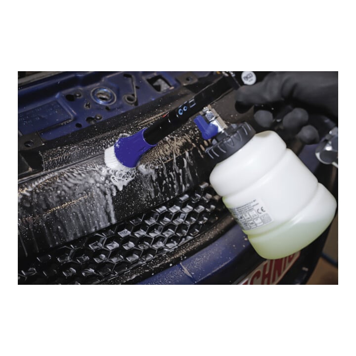 BGS Pistolet pneumatique de nettoyage avec brosse et accessoire d’aspiration 7 pièces