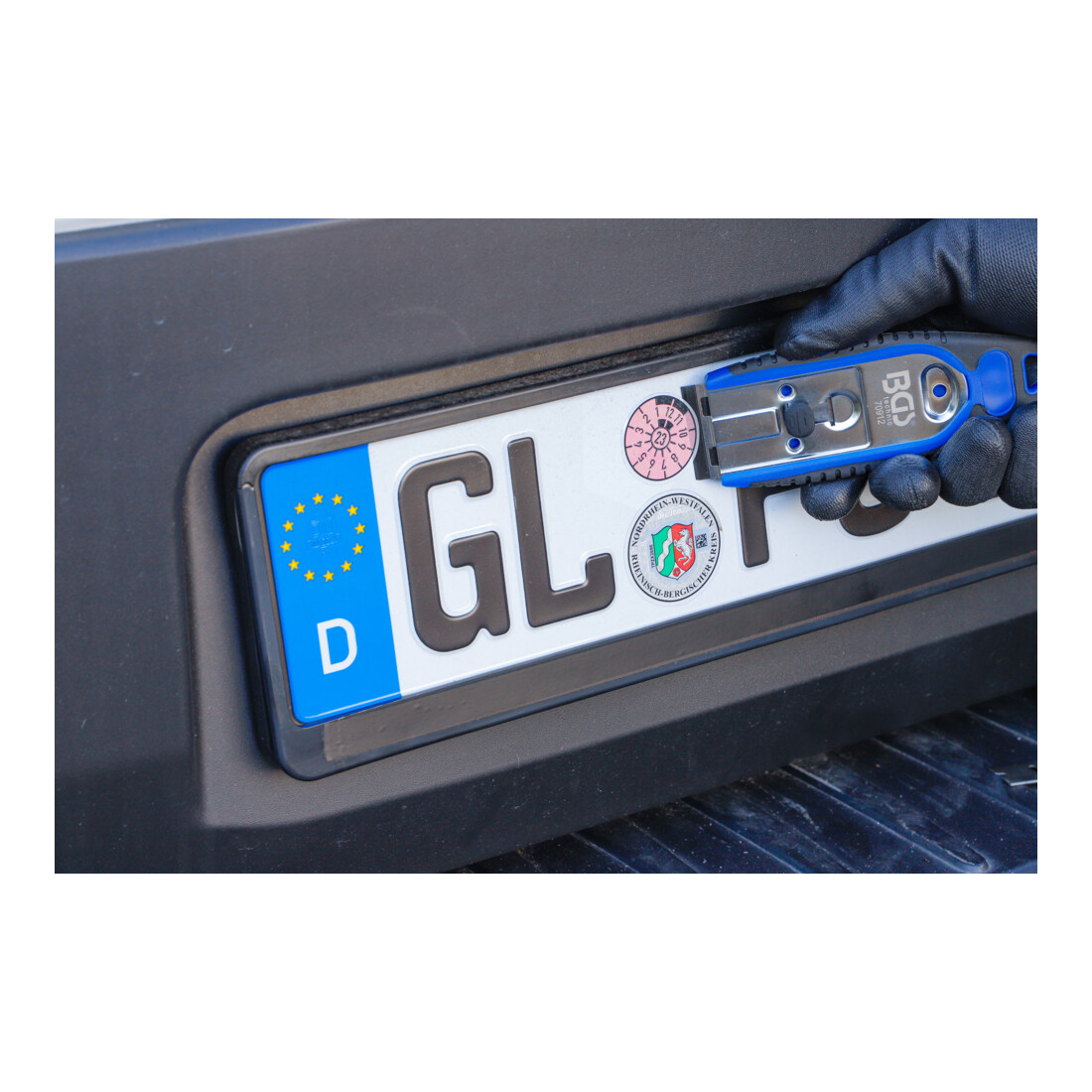 BGS Plaketschraper | 40 mm | met 6 kunststof schaafmessen