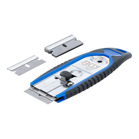 BGS Plakettenschaber 70911, 40 mm, mit 6 Schaberklingen