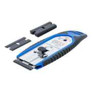 BGS Plakettenschaber 70912, 40 mm, mit 6 Kunstoff-Schaberklingen