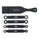 BGS Plastic dubbele ringsleutel & koevoet set 5 delig
