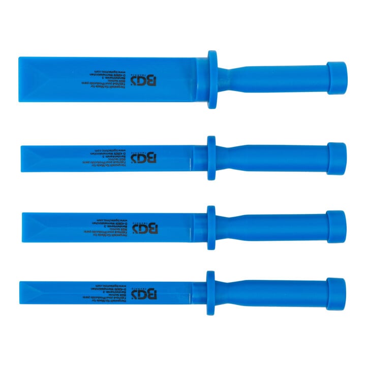 BGS Plastic schraper set 19 - 22 - 25 - 38 mm breed 4 delig