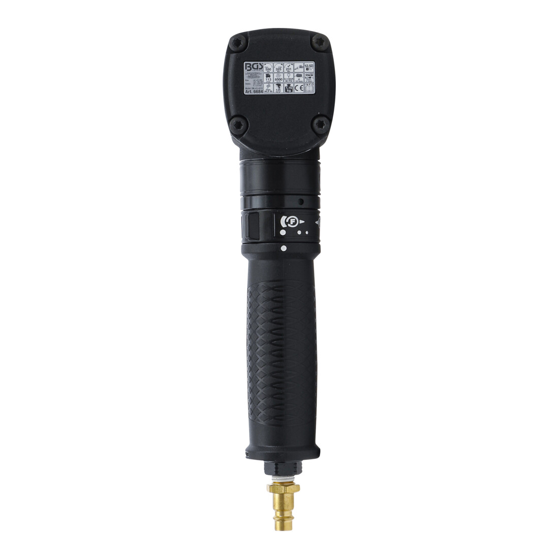 BGS Pneumatische slagmoersleutel haaks 12,5 mm (1/2") 550 Nm