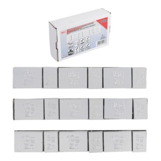 BGS Poids d’équilibrage autocollants type 363 45 g 100 pièces