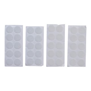 BGS Points auto-agrippants autocollants blanc 40 pièces