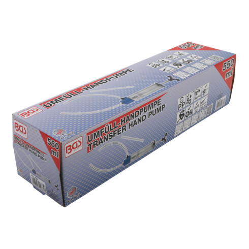 BGS Pompa a mano per travaso, 550 ml